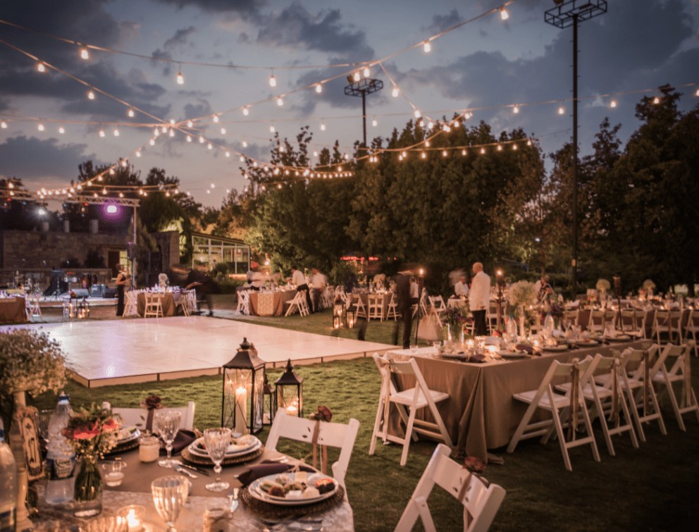 Décoration d'événement luxueuse